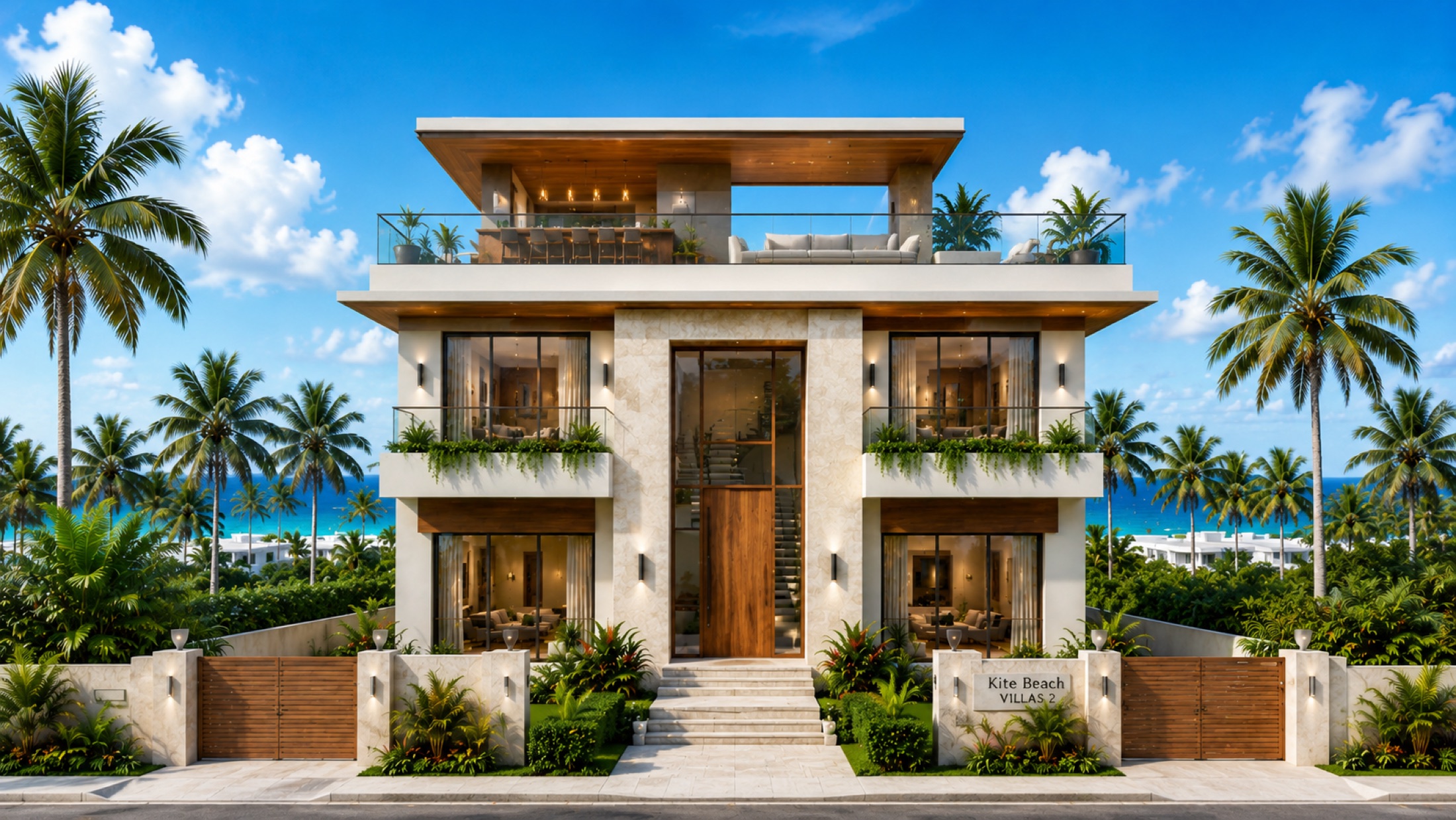 Kite Beach Villas II front elevation