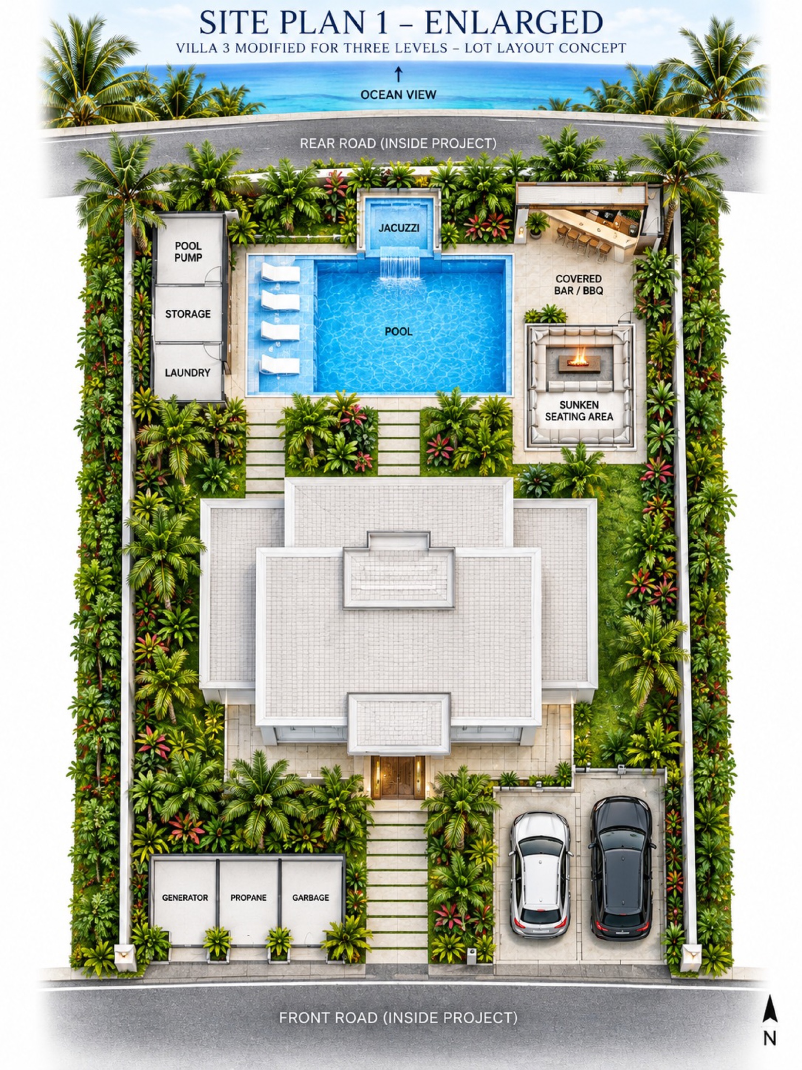 PILARQ illustrative villa lot layout concept